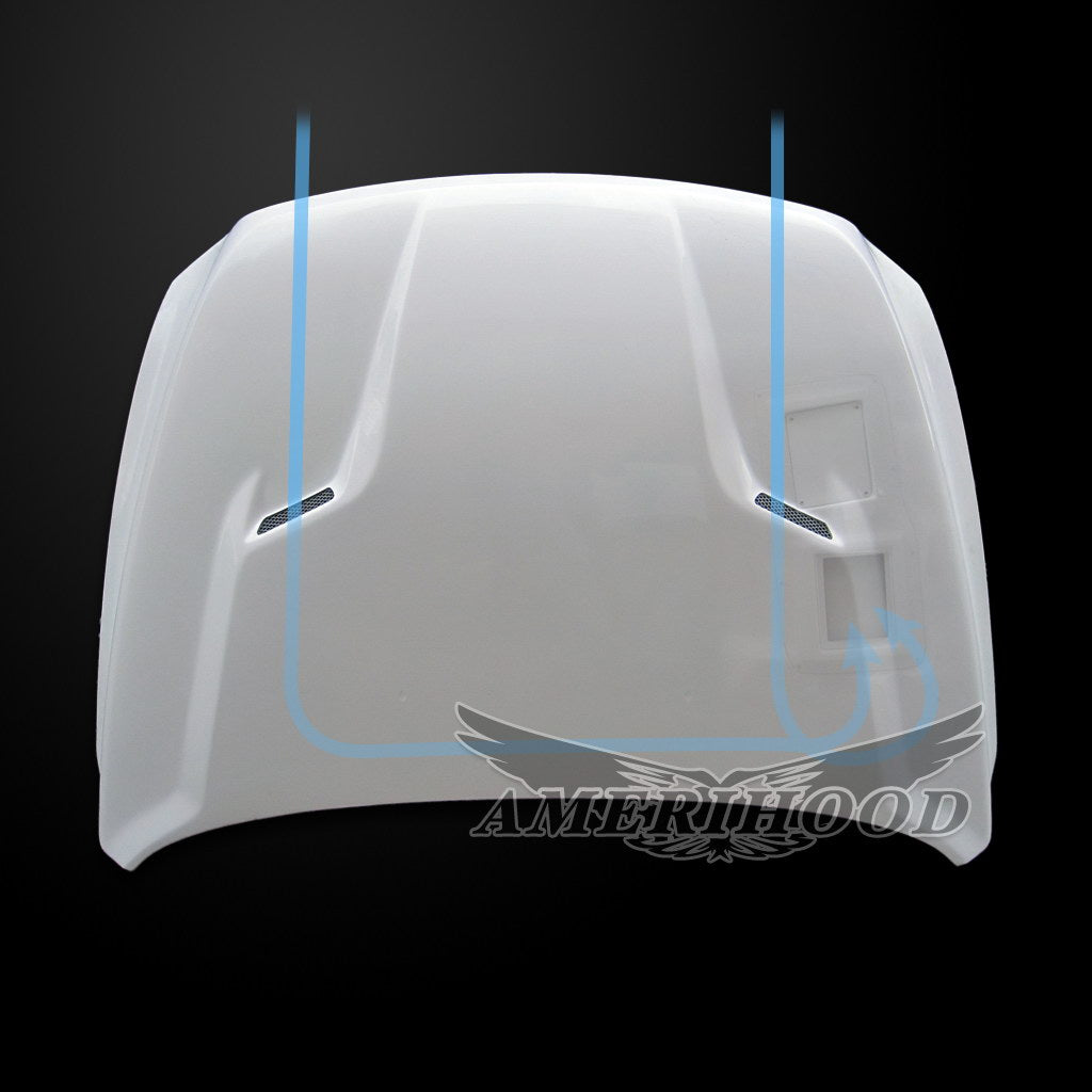 Dodge Ram 2500 CLG Style Functional Ram Air Hood